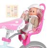 Mädchen Fahrrad Puppensitz Universelles Zubehör mit Aufkleber Kinderfahrrad Dekoration Puppen Fahrradsitz Fahrradzubehör für Mädchen Jungen