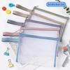 Morandi Mesh File & Toy Storage Bag - Student & Children's Organizer for Papers & Blocks