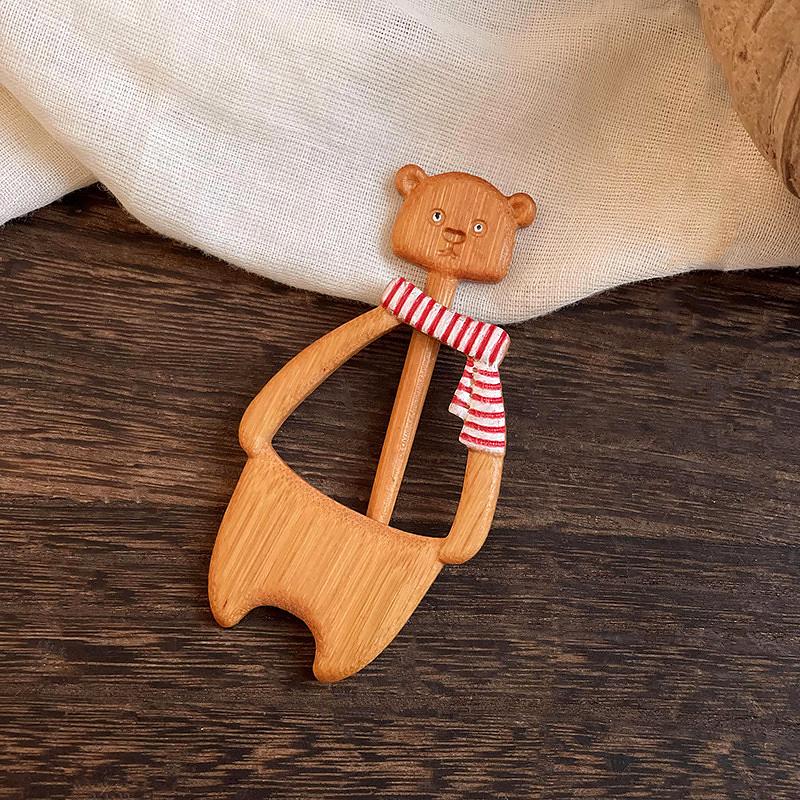 1 szt. Akcesoria odzieżowe Urocza broszka Zabawna klamra do szalika Styl wiejski Klamra do swetra Biżuteria w stylu naturalnym Styl minimalistyczny 10 stylów