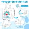 Tote Bag, 36Pcs, Clear PVC, With Handles