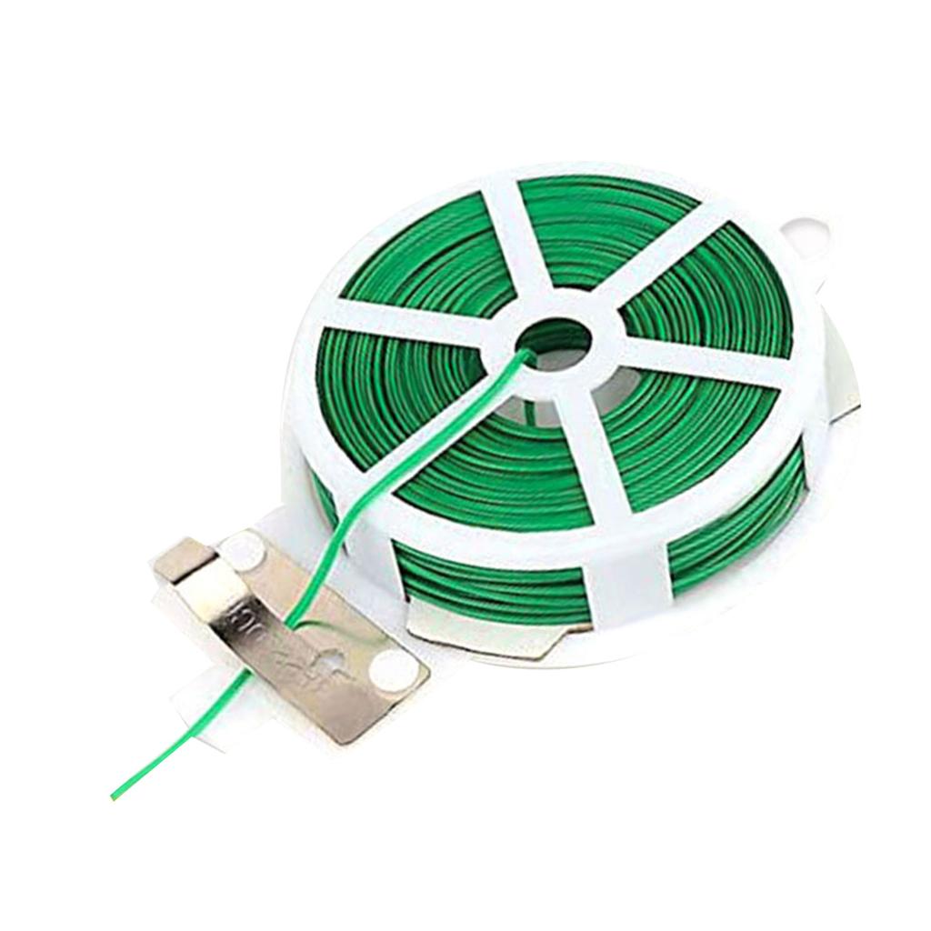 Green Organization Strap Wire Holders Wrap Ties Soft Plant Organiser Green Strap Adjustable Plant Ties