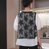 Korean Summer Lace Crochet Leaf Vest Spliced Women's Loose Pullover Top