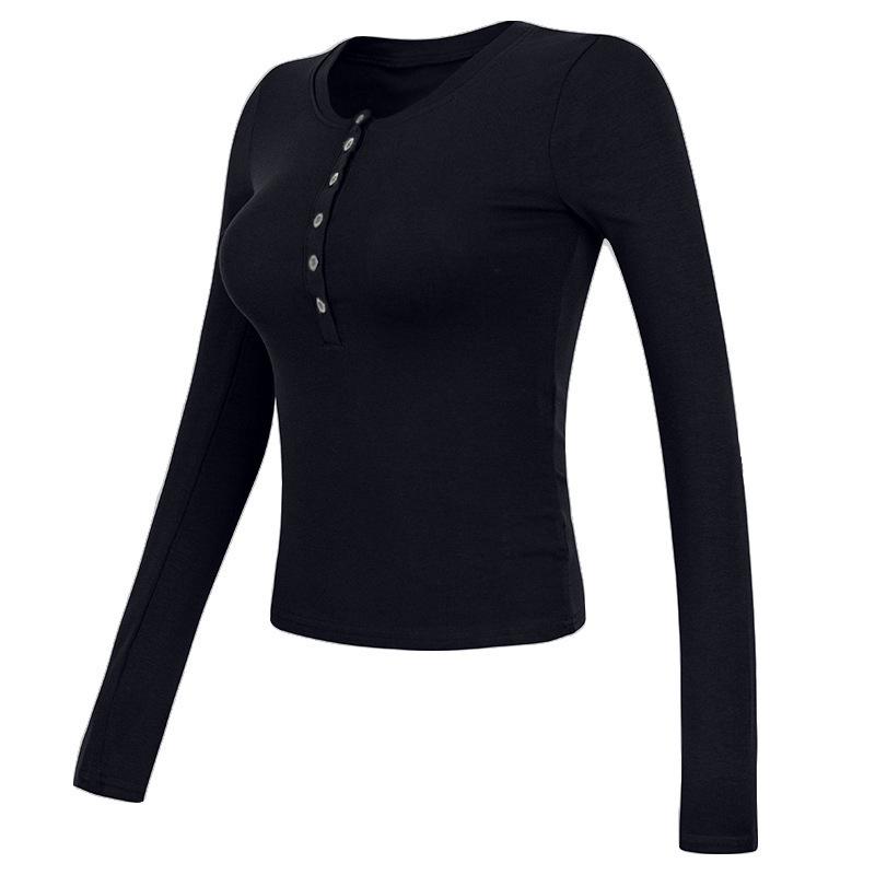 2025 Women s V-Neck Long Sleeve Yoga & Pilates Fitness Top Large