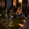 Lanterna da Giardino Caldaia da Strega con Effetto Luminoso per Halloween e Decorazioni da Esterno