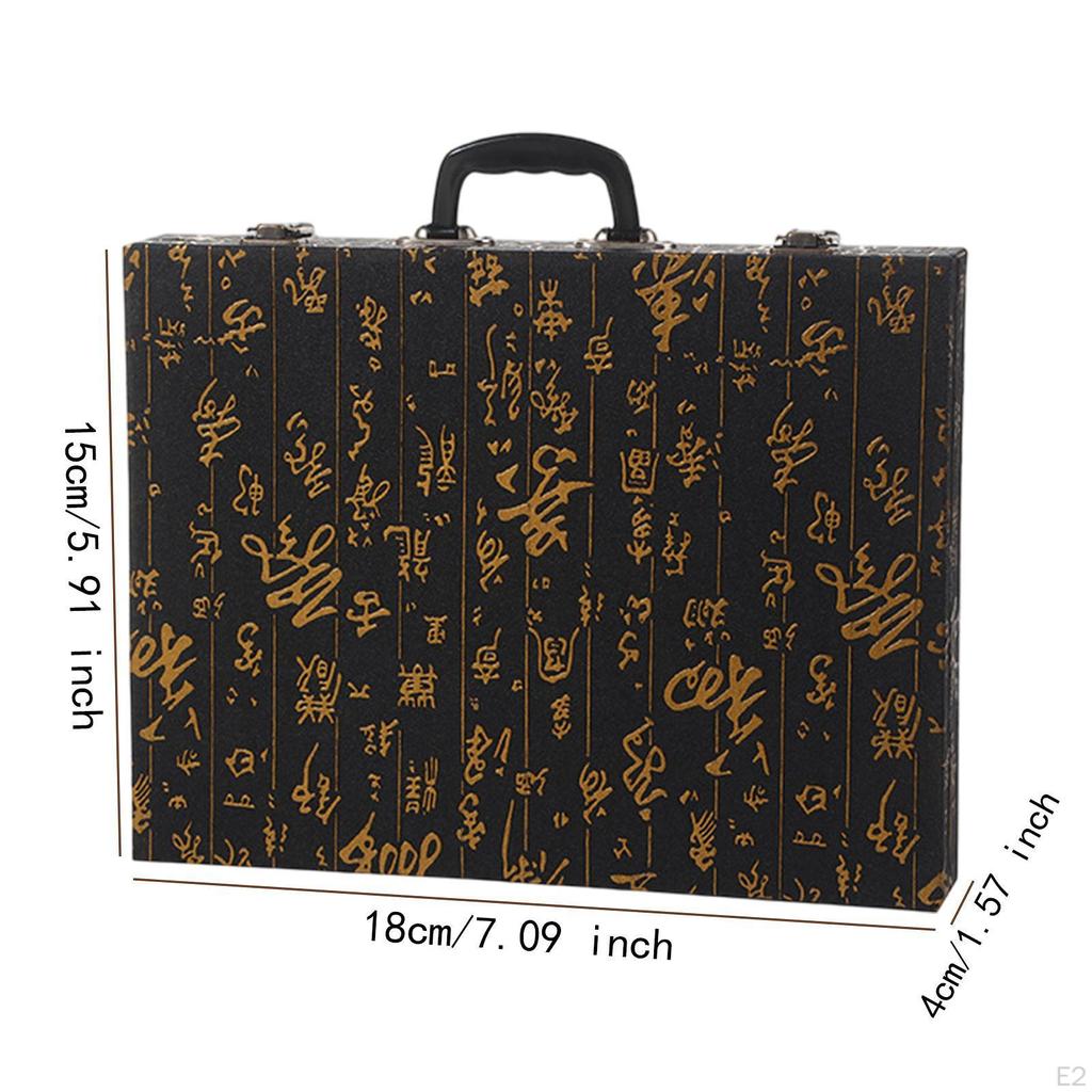 Seyahat için Satranç Taşı Saklama Kutusu, Kompakt Düzenleyici Kılıf (Satranç Taşları Dahil Değildir)