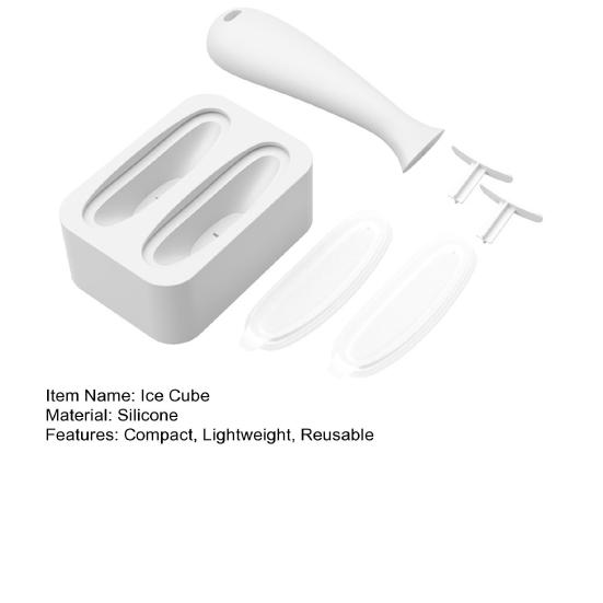 Ice Roller for Face And Eye Silicone Ice Cube Mold Reusable Ice Face Roller for Skin Care Facial Massager Tools