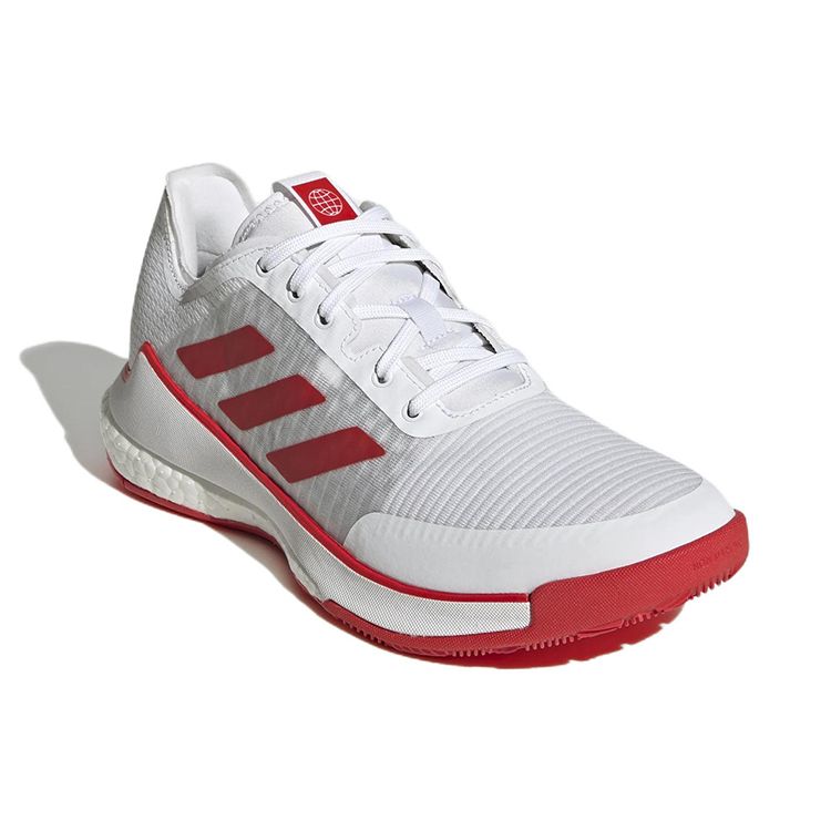 adidas Crazyflight White Vivid Red Women Sneakers Cloud-White GY9269