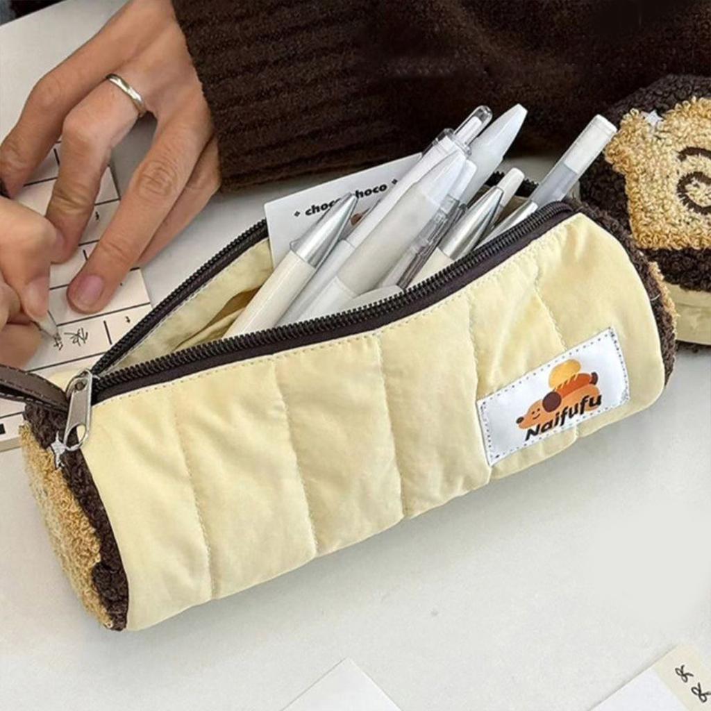 Large Capacity Pencil Case Big Pencil Pen Bag Desk Organizer Stationery Storage Pouch with Zipper for School and Office