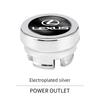 2026 Hot Interior Stickers Car Cigarette Lighter Cover DustProof Decoration Cap For Lexus RX330 IS250 Ct200h ES300h RX350 IS300h YV6