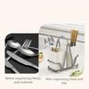 Carbon Steel Cutlery Storage Rack Countertop Type Utensil Holder Cutlery Organizer  Kitchen