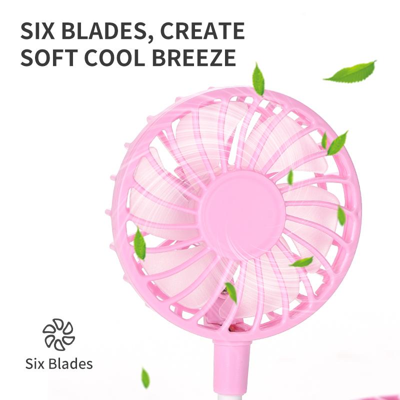 New Arrival Wearable Neck Fan for Outdoor Rechargeable Mini Usb Portable Cooling Fan
