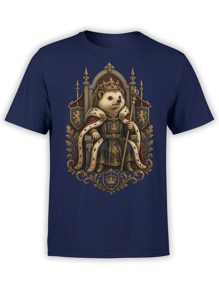 Royal Hedgehog King Tshirt Unisex S