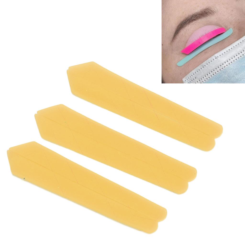 6 Packs Lash Lift Ribbon Kit Soft Flexible Perming Reusable Eyelash Curling Silicone Strip