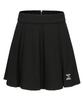 I Parka Black Spiral Pleated Skirt