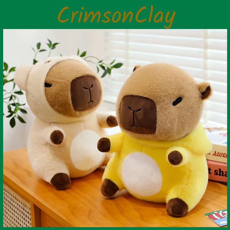 Bear Rabbit Duck Capybara Plush Toy Stuffed Animal Doll Decorations Cartoon