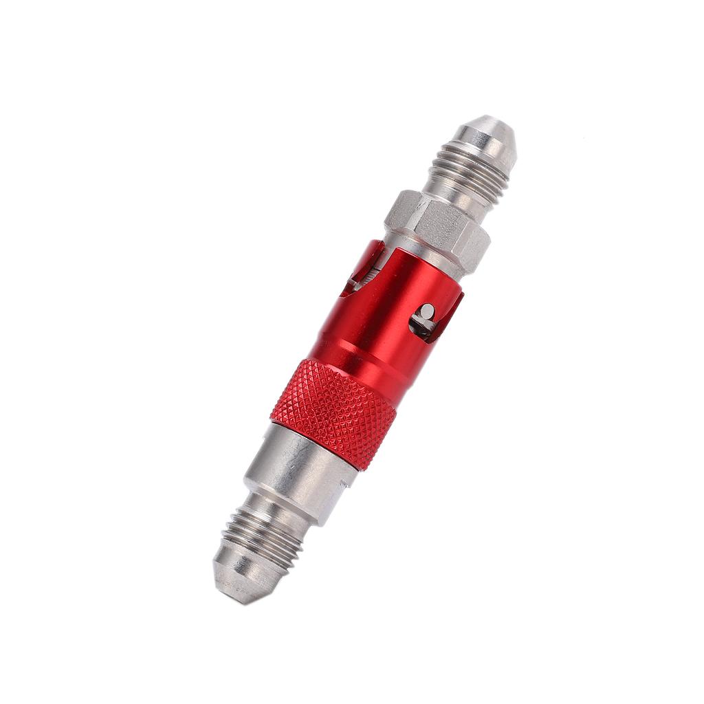 Motorcycle Brake Line Fluid Quick Release Fitting Adapter Stainless Steel UniversalRed