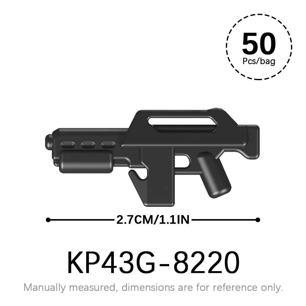 50pcs/lot Military Weapons Set SWAT WW2 Action Figures Parts MOC Bricks Star WW2 Corps Gun Accessories Building Blocks Kids Toys