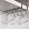 Under-Cabinet Hanger for Cups and Mugs, Suspended Holder Without Drilling