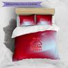 Set Lenzuola Stampato Nottingham Forest Football 3 Pezzi, Comodo Set Copripiumino per Camera da Letto Amico della Pelle