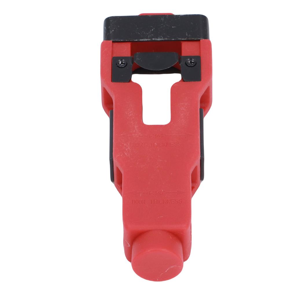 Door Latch Mortise Tool Red Color Stainless Steel and ABS 1 3 4in 1 3 8in Door Latch Installation Tool