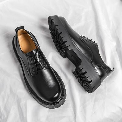 Fashion Men's Oxford Shoes Fashion Streetwear Casual Shoes For Men Casual Shoes High Quality Leather Thick Platform Designer Formal Shoe