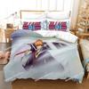 3D Bleach Bedding Set Bedspread Single Twin Full Queen King Size Bleach Anime Bleach Bed Set Linen Aldult Bedroom Duvetcover Set