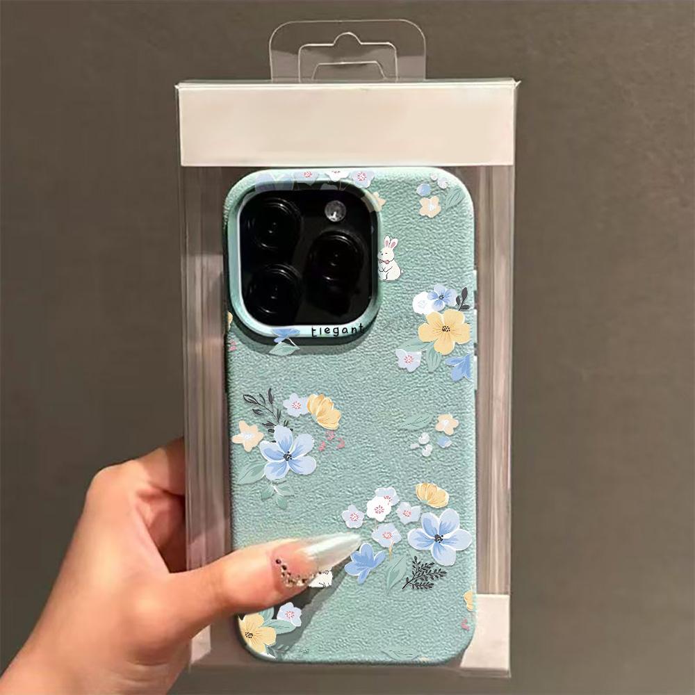 Fresh Stamen Pattern Phone Case For Iphone 17 16 Pro Max 12 13 Plus 15 11 14 17E 16E Transparent Premium Flexible Cover