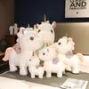 Muñecos de unicornio grandes, juguete de peluche, lindo ángel, almohada de unicornio, juguete de animal suave de peluche, regalo de cumpleaños para niños