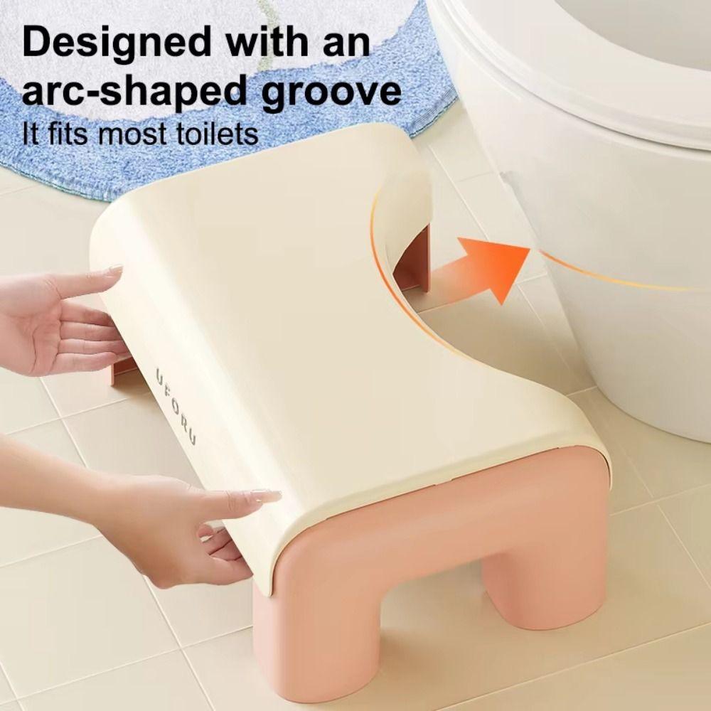 Waterproof Bathroom Foot Stool Anti-Slip Under Desk Footrest Toilet Footstool  Bathroom Accessories