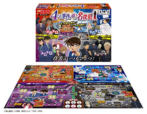 Hanayama Detective Conan Board Game: The Detective Pursuing Four Cases