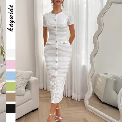 Elegant and Fitted Women's Dress for Spring and Summer