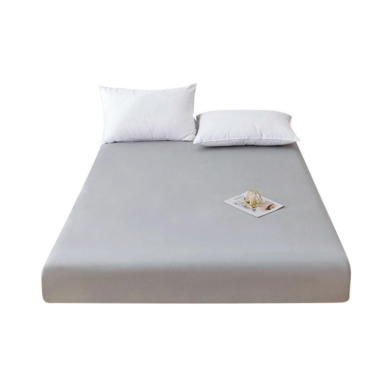 Silný jednobarevný broušený přehoz 1,5-1,8G prostěradlo s gumou pro jednolůžko