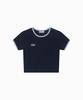Minasu Mns Span Crop T Shirt_Navy