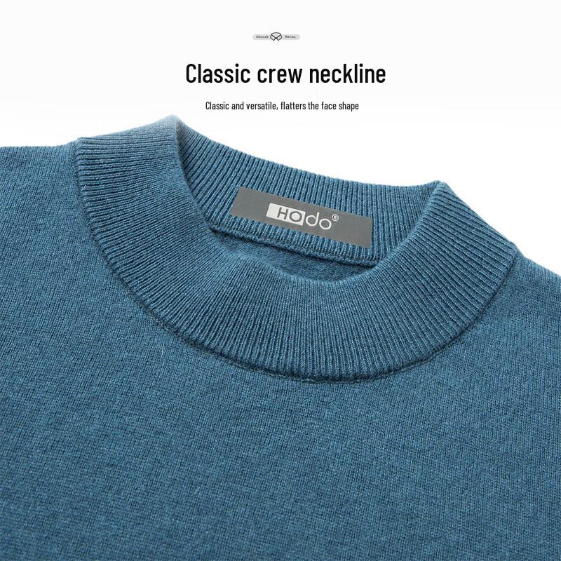 Hodo Men's Luxury Cashmere Blend Round Neck Sweater