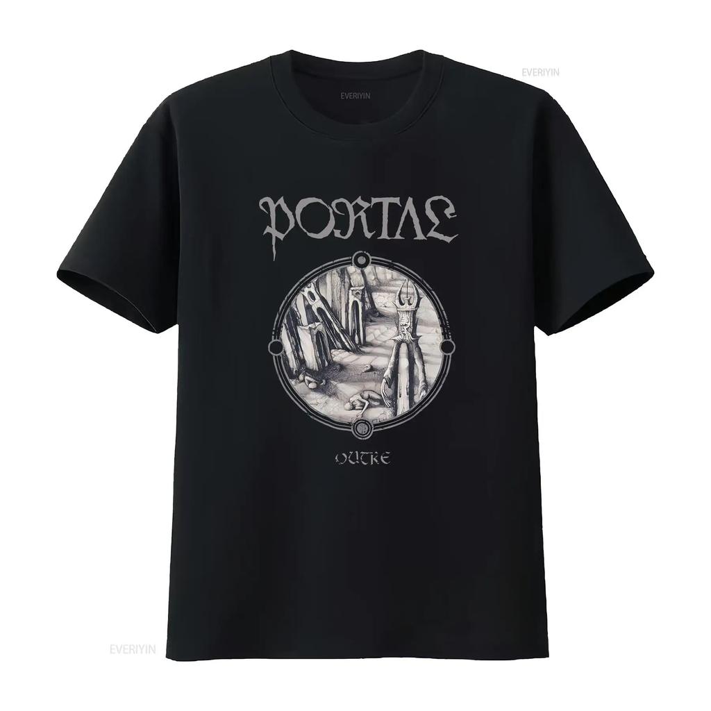 Portal Band Outre Era Tour T-shirt Death Metal Medium vintage Gewassen Uitgerekt designer kleding