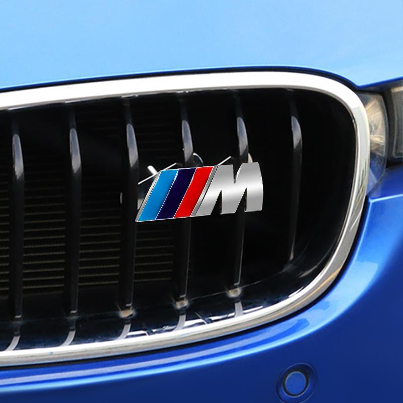 1 stk Metall M LOGO Merke Bil Grill Bil Skjerm Karosseri Bagasjerom Dekorasjonsklistremerke For BMW E90 E60 F10 F30 E46 G20 X1 X3 X4 X5 X6 E70 F20 E39 E92 E63