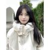 Fur collar padded pie overcomes thick coat women's winter thickened warm short tooling padded jacket padded jacket stand-up collar