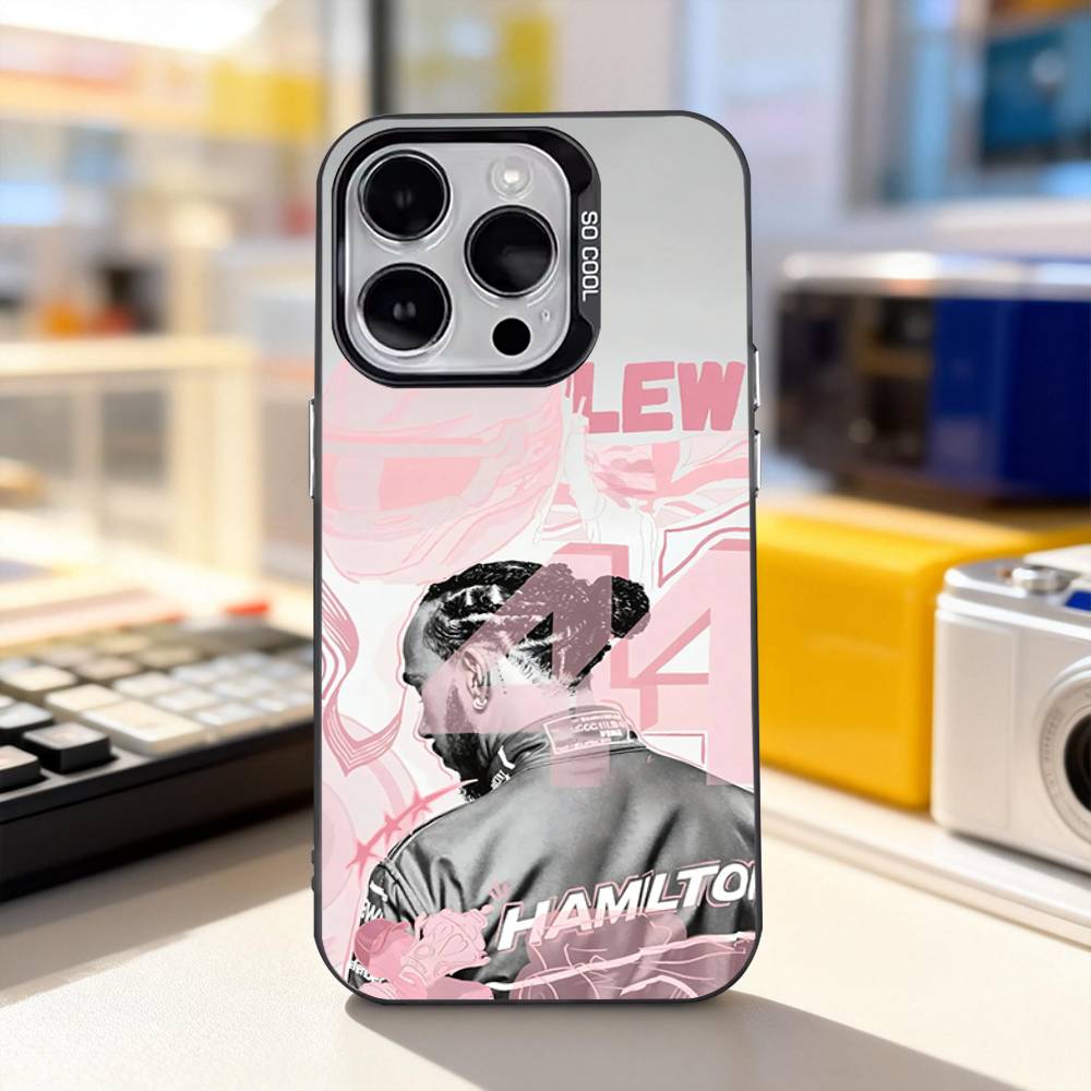 

44 L-Lewis H-Hamilton-n Крутой чехол для телефона для iPhone 17,16,15,14,13,12,11,Pro,XS,Max,Plus,Mini,SE4,E Черный Матовый Ударопрочный Чехол iPhone16pro