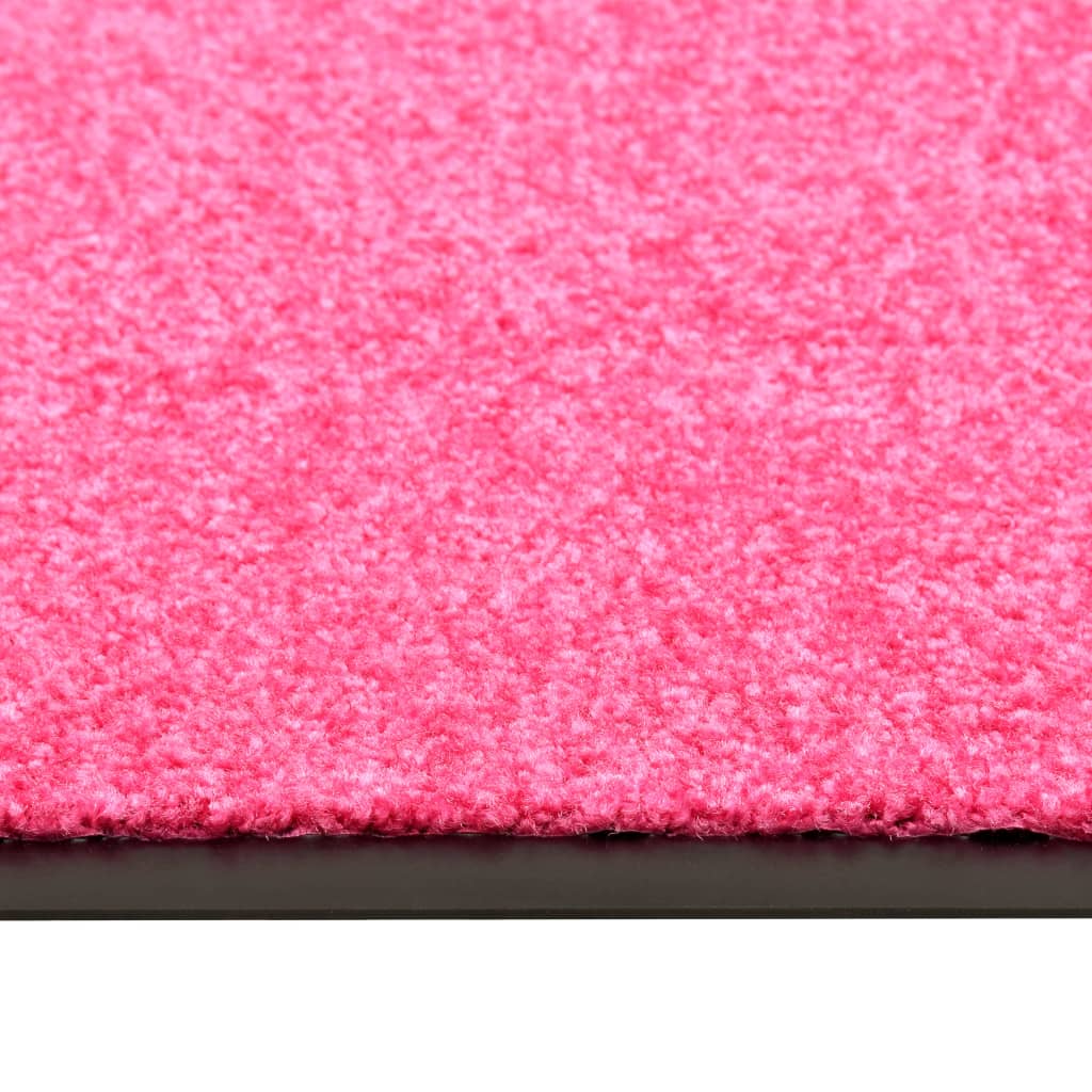 Washable Doormat Pink 40x60 Cm
