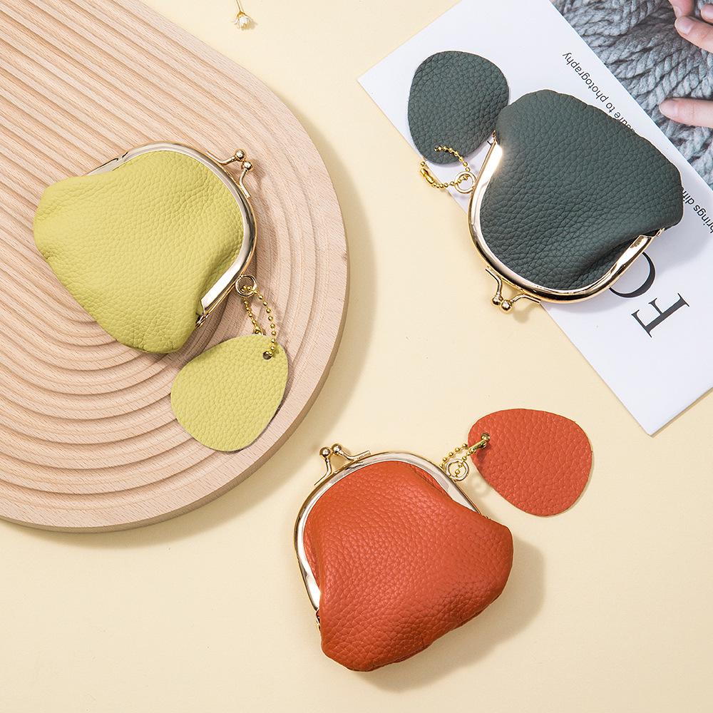 2024 Premium Leather Women's Coin Purse - Top Layer Cowhide Mini Storage Bag