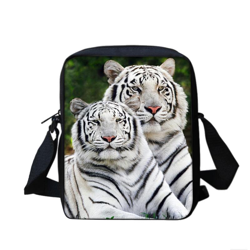 Tiger's New Crossbody Bag Is Versatile, Trendy, and Non Collision Animal Print. It Is a School Birthday Gift for Boys and Girls