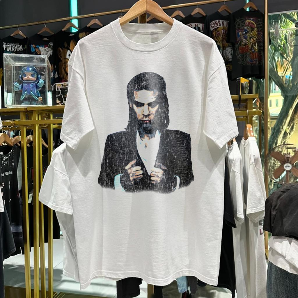 1992 Nick Cave And The Bad Seeds 'Henry'S Dream' Aged T-Shirt White M