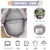 FANDARE School Large Cute Fits A4 Night Back Perfect for School Trips and Field Includes Bear Charm and Purple Women's Backpack, Capacity, Design,