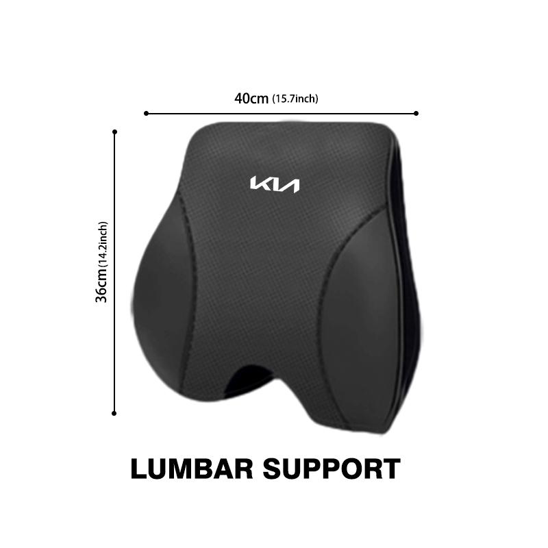 WJSM2 For KIA High-end Car Headrest Waist Pillow Lumbar Support Cushion Cerato Soul Venga Forte Spectra Sedona Niro Cadenza