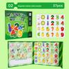 Wooden Magnetic Fraction Board Educational Toy For Third Grade Math Learning