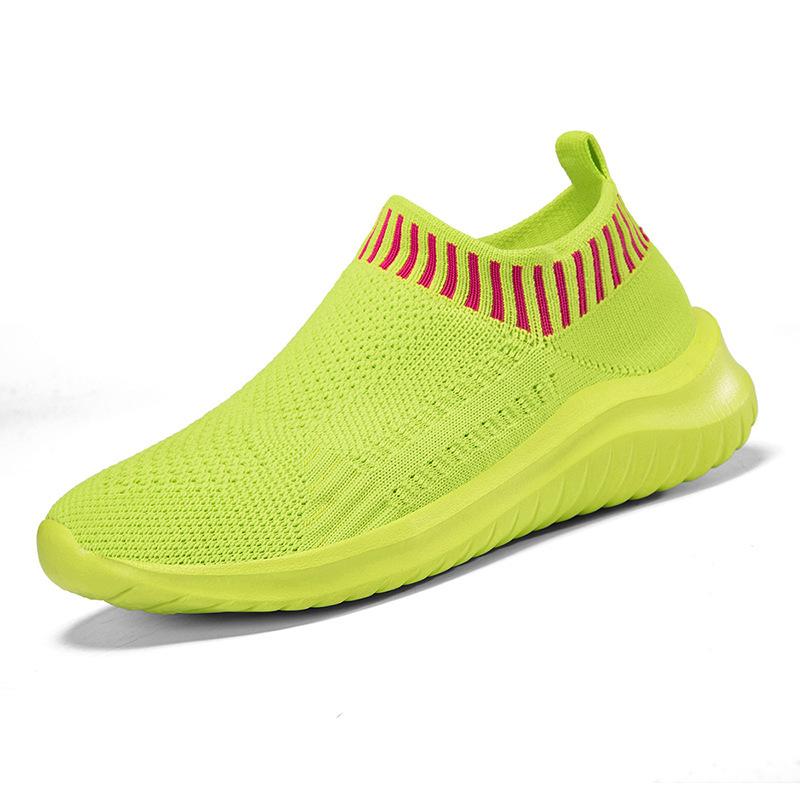 Sneakers buty damskie do chodzenia na co dzień buty dla par oddychające buty do biegania z dzianiny fly-knit zaopatrzenie duży rozmiar nowe skarpetki dziękuję