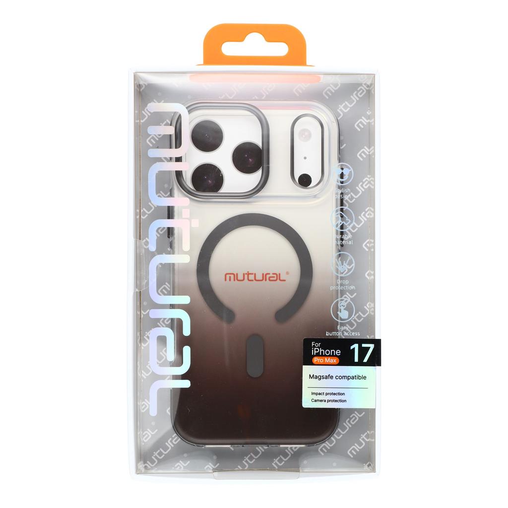 MUTURAL For iPhone 17 Pro Max Case Compatible with MagSafe PC+TPU Gradient Phone Cover