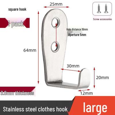 Heavy-Duty Stainless Steel Outdoor Utility Hooks