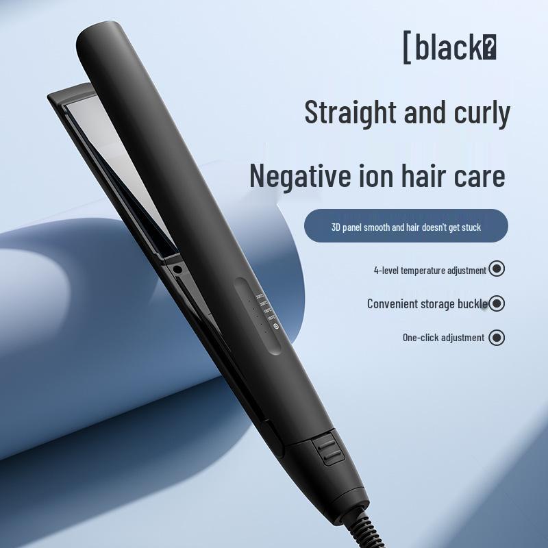 Dual-Use Automatic Hair Straightener & Curler with Wet/Dry Four-Temperature Settings 