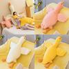 Funny Goose Plush Toy With Rabbit Fur Soft Stuffed Animal For Girls Gift Special Characters Included